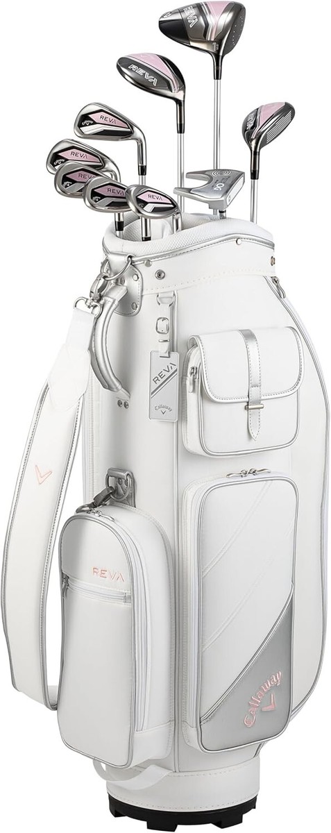 Callaway REVA ゴルフバッグ レディース ホワイト REVAパッケージセット（ウィメンズ） | パッケージセット