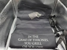 Game of Thrones Cooking Grilling Apron House Stark HBO Authentic Memorabilia GOT