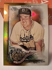 DUKE SNIDER ALLEN & GINTER GOLD 14/50 BASEBALL CARD TOPPS CHROME 2022 PLUS BASE 