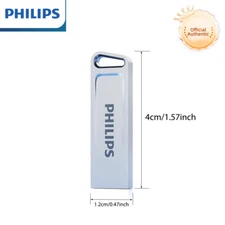 Philips USB 2.0 64GB/128GB Flash Drive - Fast Transfer, Universal for PC/Mac