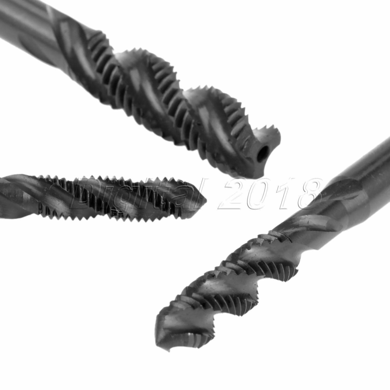 Metric Screw Thread Spiral Flute Taps M3/M4/M5/M6/M8/M10/M12 Tapping