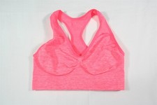 926X09 Hanes G39F Cozy Racerback Pullover Sports Bra SM Heathered Pink