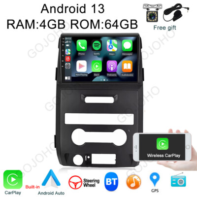 64GB Car Stereo For Ford F-150 F150 2009-2014 Android 13 Radio GPS Navi CarPlay