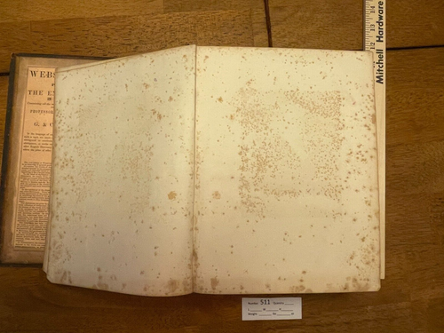 1853 Webster's Dictionary Unabridged printed by Tiffany and Co. for Merriam #511 - Picture 4 of 17