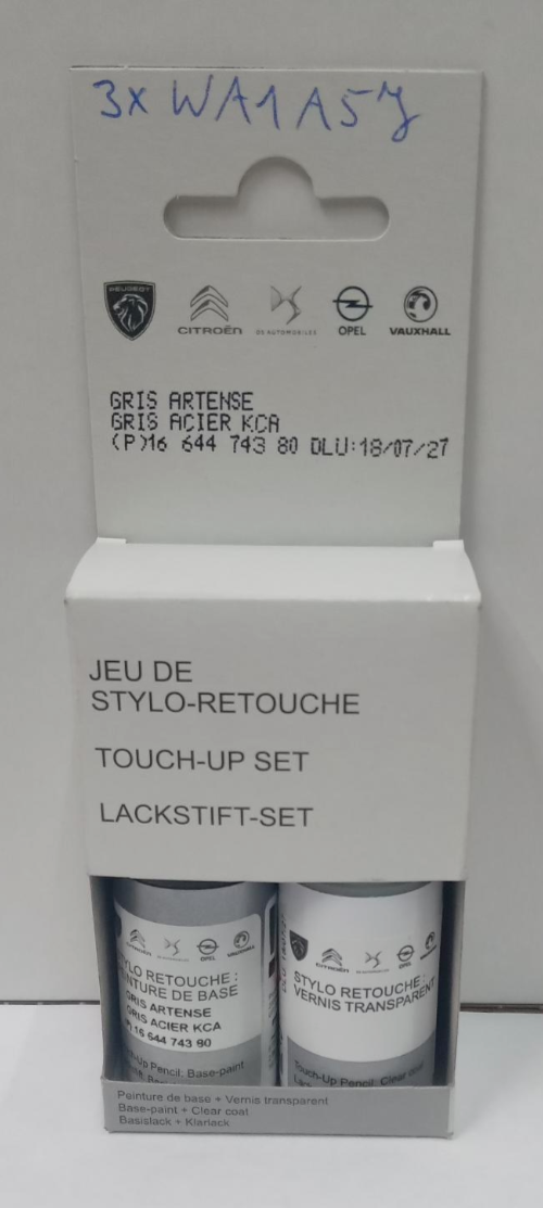 1880,00€/1L) Original Opel Lackstift Tiefquartz Grau Met KCA G4I