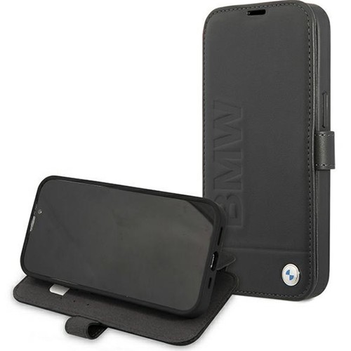 BMW Signatur Collection Leder Book Wallet Etui für Apple iPhone 13 Pro Schwarz - Picture 6 of 7