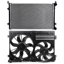 Electric Radiator Cooling Fan Kit For 2009-2010 Volkswagen Jetta 2.5L 2480CC