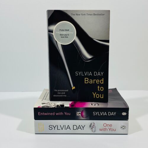 3 x Sylvia Day Medium Paperback Books Lot Crossfire Erotic Sexy Romance Fiction - Picture 1 of 14