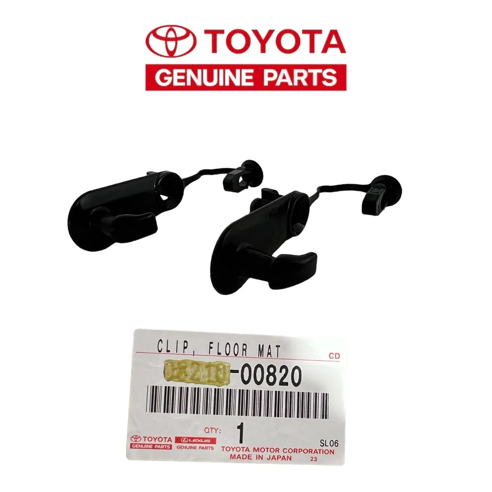 ПОДХОДИТ: 07 - 12 LEXUS LS460 НАБОР ИЗ 2 НАПОЛЬНЫЙ КОВРИК ЗАЖИМ КОВЕР ЗАЖИМ OEM НОВЫЙ - Изображение 2 из 4