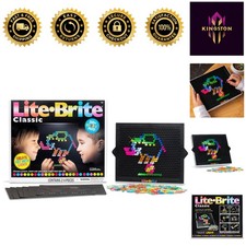 Nostalgic Lite-Brite Classic - Fun LED Art Toy for Kids 4 - 13 x 11 Inches