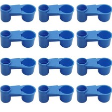12Pcs Automatic Bird Drinker Feeder Plastic Soda Pop Water Bottle Cup or Pige...