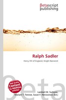 Lambert M. Surhone (U. A.) | Ralph Sadler | Taschenbuch | Englisch (2026)