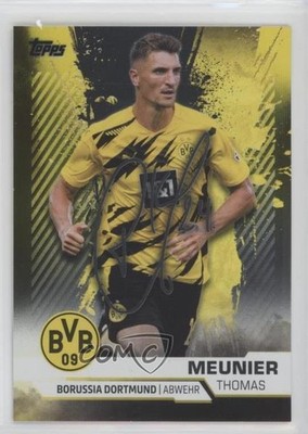 2020-21 Topps BVB Borussia Dortmund Mega Tin Yellow 51/150 Thomas Meunier #8 8gd