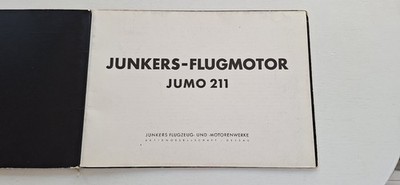 Junkers Flugmotor JUMO 211 Heft Durchsichtbilder 1939 ''RARITÄT''