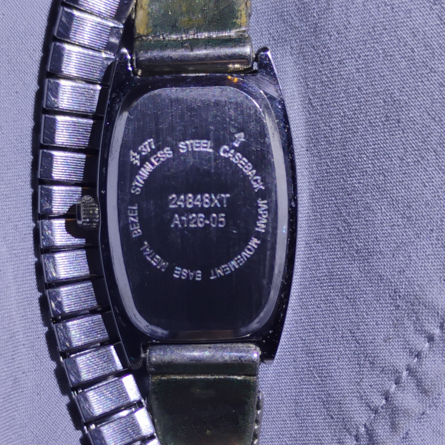 Quartz Analog Silver Rectangular Stainless Steel … - image 7