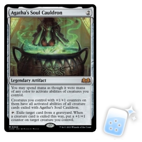 AGATHA'S SOUL CAULDRON Wilds Of Eldraine WOE Magic MTG MINT CARD