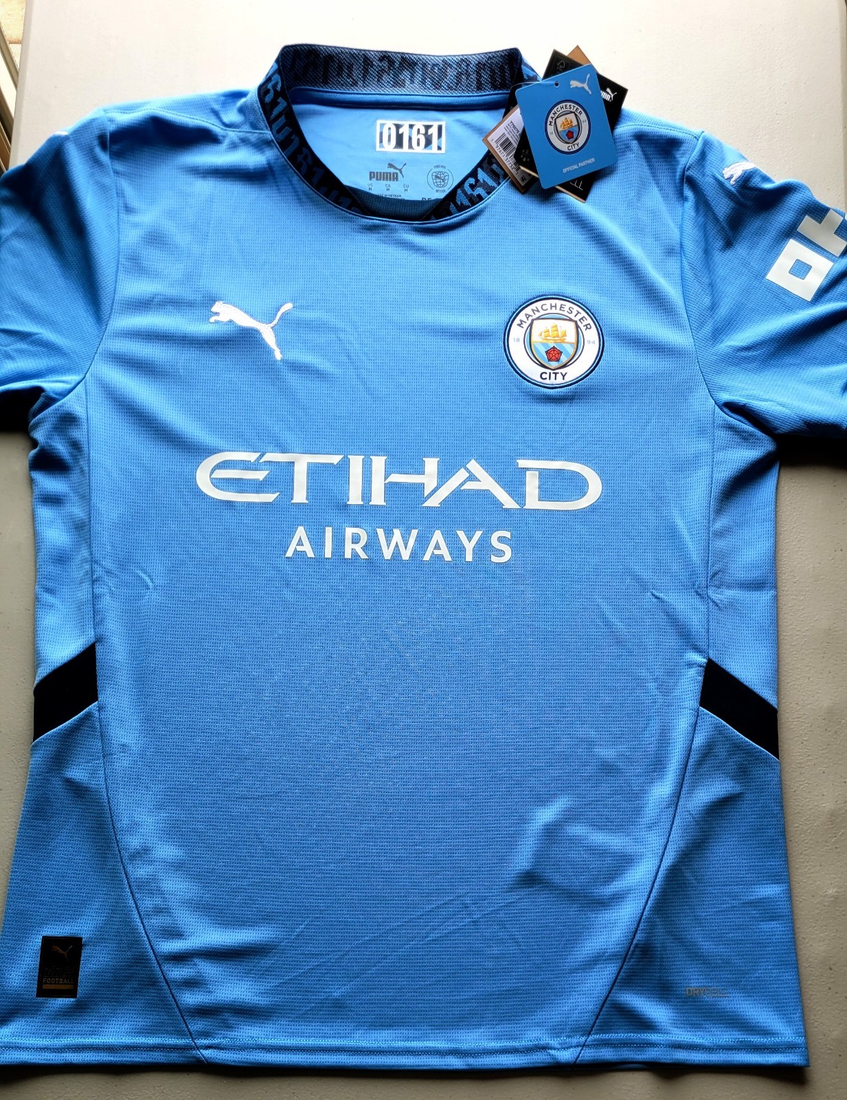 PUMA Men's Manchester City 24/25 Replica Home Jersey Size Medium