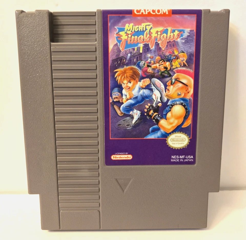 Mighty Final Fight (Nintendo NES, 1993) CAPCOM Game & Manual Only TESTED RARE - Image 3 of 4