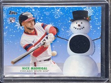 Madrigal, Nick - 2021 Topps Holiday Mega Box - Rookie - Swatch