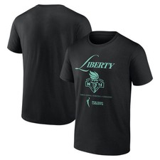 Unisex Logo Athletic Black New York Liberty In Motion T-Shirt