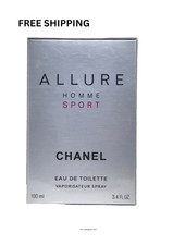 CHANEL Allure Homme Sport 3.4oz Men's Eau de Toilette Spray