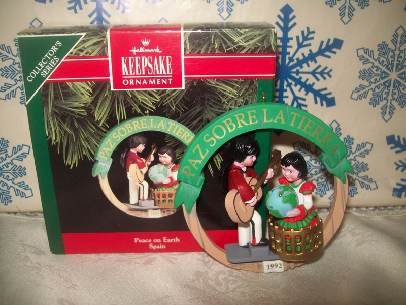 HALLMARK PEACE ON EARTH #2 SERIES 1992 CHRISTMAS KEEPSAKE ORNAMENTS SPAIN