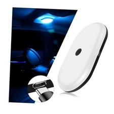 Car Interior Ceiling Roof Light, 3 Color Auto Dome Light Reading Light,