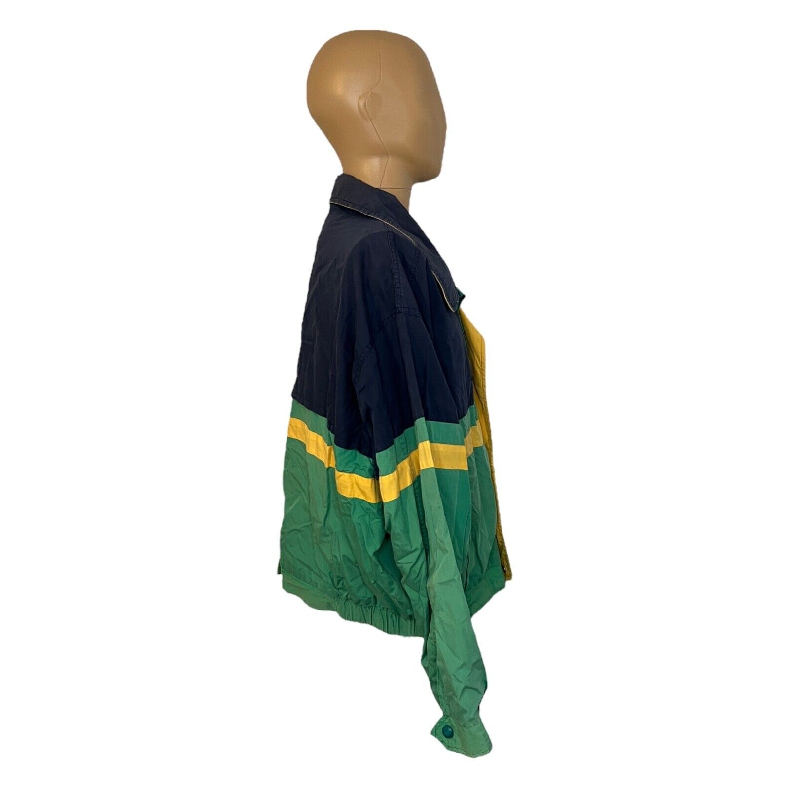 FILA Giacca vela canottaggio uomo vintage collezione Paradies verde taglia XL