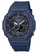 Casio G-Shock Blue Ana-Digi Mobile Link Bluetooth Watch GA-B2100 GAB2100-2A