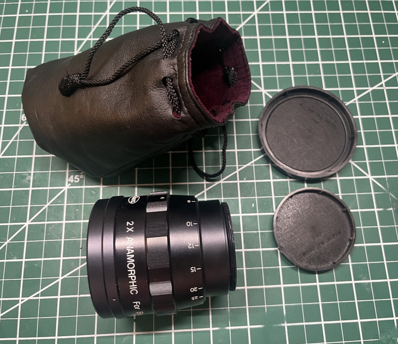 Kowa for Bell & Howell projectors 2x Anamorphic Lens - with Lens Caps and Bag