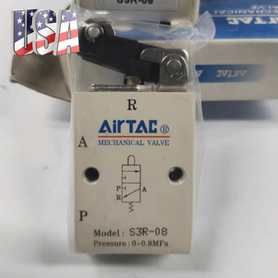 1PCS NEW AIRTAC S3R-08  Roller Type Mechanical Valves S3R08