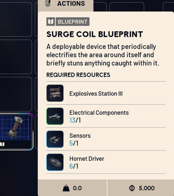   ARC Raiders   SURGE COIL - Blueprint - Bauplan  