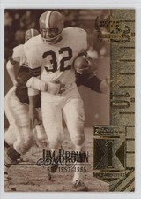 1999 Upper Deck Century Legends Jim Brown #1 HOF 10bt