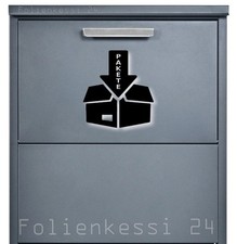 Paketbox Aufkleber Post DHL Pakete Briefkasten Viele Farben PX001