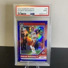 2024 Panini Optic Patrick Mahomes II #94 Blue Prizm /199 PSA9 Chiefs!
