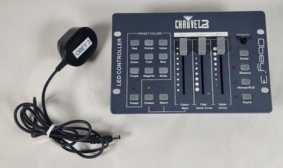 Chauvet DJ OBEY 3 Channel RGB LED DMX Controller With Power Adapter
