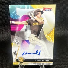 2020 Topps Bowman's Best Robert Hassell III Autograph B20-RH Padres