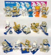 Olimpiadi Sochi 2014 Russia, simboli non un Kinder, una scatola per bambini + 2 BPZ