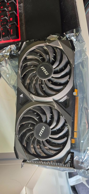 MSI NVIDIA RTX 3060 Ventus 2X 12GB Graphics Card left fan needs replacing