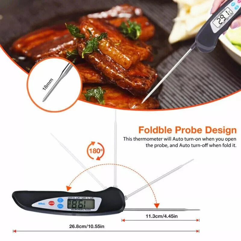 Backofenthermometer Küchenthermometer Kerntemperaturmesser Fleischthermometer * - Bild 2 von 4