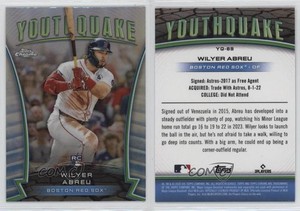 2024 Topps Chrome Update Youthquake Wilyer Abreu #YQ-89 Rookie RC