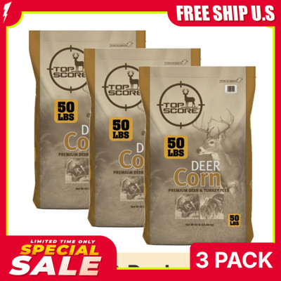 Manna Pro Deer Corn - Deer and Turkey Feed 50lb (3 PACK)  - FreeShip