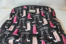 Lulu Guinness London Scottie Dog Umbrella Handbag Purse Shoulder Bag Tote W/ Coi