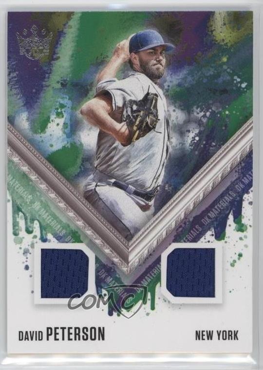 David Peterson #DKM-DP 2021 Panini Diamond Kings Baseball DK Materials