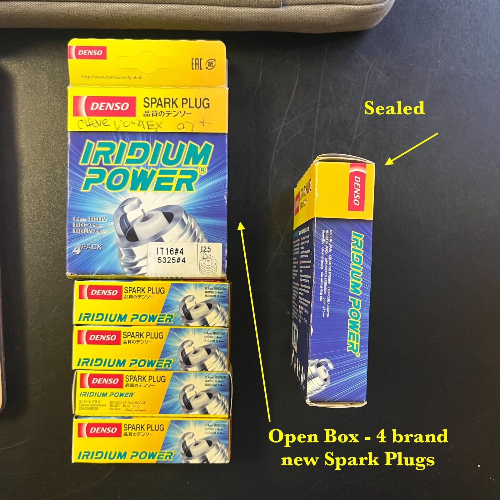 IT16#4 5325#4 Denso 0.4 IRIDIUM Power Spark Plug Qty 4 Pieces 