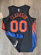 Jordan Clarkson New York Knicks Autograph Signed Jersey! Psa Coa