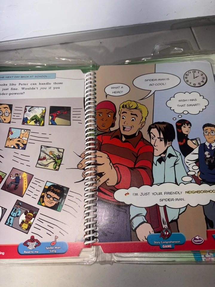 LeapFrog LeapPad The Amazing Spider-Man 1st Grade Reading Book & Cartridge - Image 4 of 4