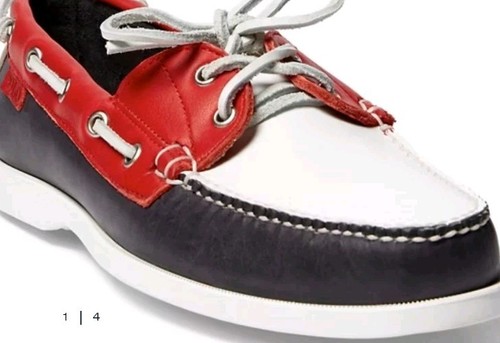 RARE Ralph Lauren Team USA 2016 Ceremonial Calfskin Boat Shoe Mens 11.5 D MINT!