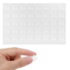 40PCS Clear Rubber Bumpers Self Adhesive 0.5" Rubbers Pads Cabinet Door Bumpers