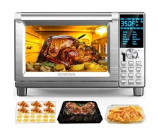 Nuwave Bravo Air Fryer Toaster Smart Oven, 12-in-1 Countertop Conve... Fast Ship